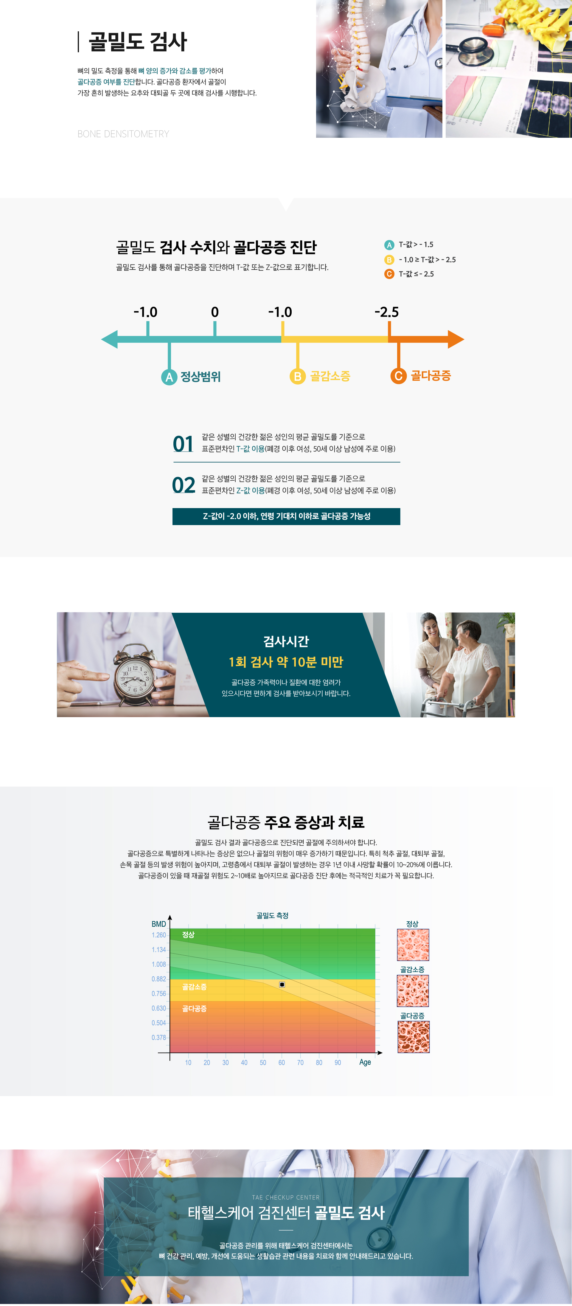 골밀도검사 안내 이미지